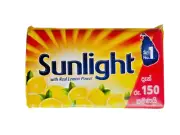 Sunlight Laundry Bar Real Lemon Fragrance Detergent 110g Clothes Washing Soap