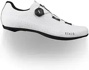 [Fizik] Men's Tempo R4 Overcurve Road Cycling Shoes - White/Black - Wide (White/Black