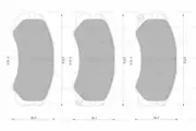 Bosch Front Brake Pads for Holden Jackaroo L8 3L Diesel 4JX1 1998 - 1999