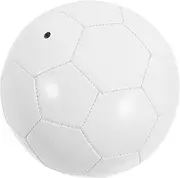 ERINGOGO Unfinished Soccer Ball Hand Paintable DIY Soccer Craft for Boys and Girls Adults for Painting Coloring Realistic Shape