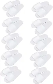 HAPINARY Disposable Slippers One Time Use Travel Sandals Hotel Guest Indoor Slipper White