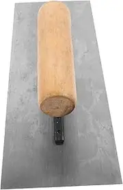 TEHAUX Drywall Trowel Tool Heavy Duty Steel Finishing Trowel with Wood Handle Multi Functional for Puttying Wall Scraping Smoothing for Projects