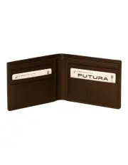 [Futura] Protected Slim Genuine Leather Wallet with Rfid Blocking in Tan