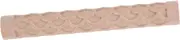 FONDOTIN Versatile Wooden Embossed Rolling Pin for Clay Pottery and Baking Durable Hand Roller for Polymer Clay Texturing and Cookie Dough Shaping Material for Crafts and DIY Projects