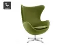 Matt Blatt Arne Jacobsen Egg Chair Premium Replica (Moss Green), Armchairs,