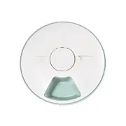 Automatic Dog Feeder Cat Food Dispenser Dry Wet Food Pet Feeder 6 Meal Trays with LCD Smart Programmable Clock(Green)