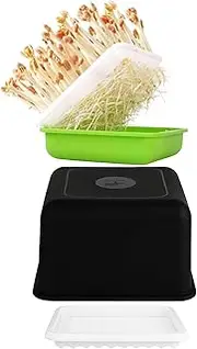 Seed Trays, Seed Propagators for Plants, Seed Sprouting Tray, Seed Sprouter Trays, Seedling Tray, Growing Trays with Lid, Hydroponic Planting Box for Home