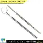 Cement Spatula Double Ended Dental Mouth Mirror Handle Lab Instruments Tools New