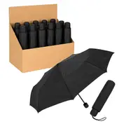 12x 25cm BRELLERZ Windproof Umbrella 8 Rib with Safety Close Feature Travel Rain