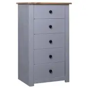 Sideboard Grey 46x40x89 cm Pine Panama Range
