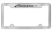 Chevrolet Camaro Chrome Plated Brass Metal License Plate Frame Holder