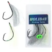 Holiday Snapper Flasher Hooks Size 8/0 Qty 4