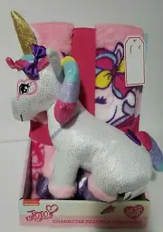 Nickelodeon Jojo Siwa Live Your Dream! Character Plush Pillow & Throw Set