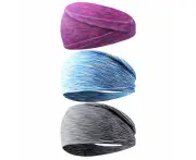 3pcs Yoga Headbands Decorative Headbands for Women Fitness Headbands Running Headbands