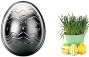 IBILI Cake mould Moka easter egg shaped 26x21x8,3 cm, 26 x 21 x 8.3 cm, Black