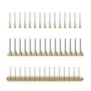 45Pcs 3mm Shank Brass Wire Wheel Polishing Mix Brush Set Dremel Rotary Tool D