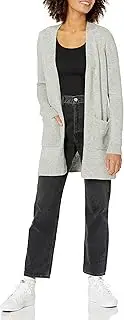 [Amazon Essentials] Women's Long-Sleeve Jersey Stitch Open-Front Cardigan