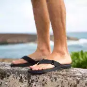 Man Reef Cushion Phantom Flip Flop Beach Sandal RF0A3FDI Color Black Brand New