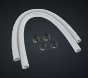 CORSAIR Sleeving Kit for AIO CPU Coolers 400mm White TWO YEAR WARRANTY
