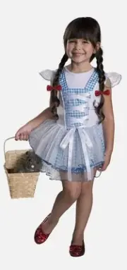 Rubie's Wizard of Oz Dorothy Tutu Girls Costume Small 3-4yrs B2233