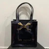 在飛比找蝦皮購物優惠-Ted Baker London 蝴蝶結 紫色 手提包 托特