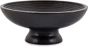 Indus Lifespace Decorative Bowls Wooden Centerpiece Table Decorations Natural Candle Holder Centerpieces for Dining Room Kitchen (30.48cm x 30.48cm x 12.7cm)