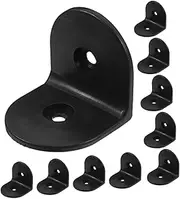 ASAKKURA 10pcs L-Shaped Brackets Nylon Right Angle Brackets for Corner Support Furniture Shelves Decorative Shelf Attachment
