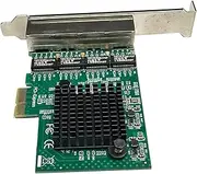 4 Port RJ-45 10/100/1000Mbps PCI-Express PCIE x1 Network Adapter Card
