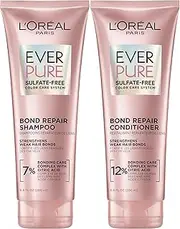 L'Oreal Paris EverPure Bonding Shampoo and Conditioner Kit for Color-Treated Hair, 6.8 Ounce (Set of 2)