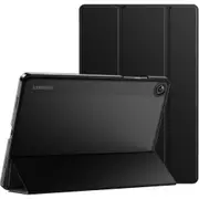 JETech Case for Samsung Galaxy Tab A9+ / A9 Plus 11-Inch 2023, Slim Translucent Back Tri-Fold Folio Stand Protective Tablet Cover, Auto Wake/Sleep (Black)