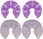 Lsw.Giriccn Hot/Cold Breast Gel Bead Ice Packs Breast Cooling/Heat Pads Relie...