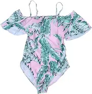 BUGUUYO Pregnant Women's Maternity Swimsuit Bikini Swimsuit for Summer Maternity Bathing Suit Soft Fabric Size XL