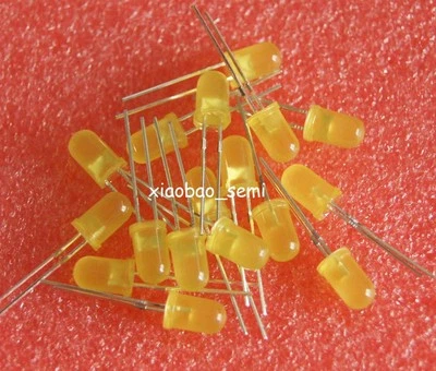 1000PCS 5mm Yellow Super Bright Diffused LED Light Lamps