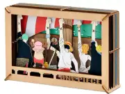 One Piece Proof of Friendship Paper Theater H100×W152×D42mm ENS-PT-WL11 Wood