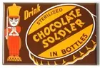 Chocolate Solider FRIDGE MAGNET soda drink sign milk bottle