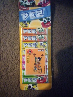 Retro Pez Candy Bon Bon Refill Pack with Sticker 1998 NEW