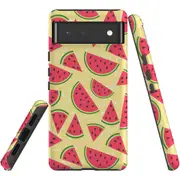 For Google Pixel 6 Case, Shielding Back Cover,Watermelons