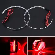 Pair 15LED Red LED Devil Demon Eyes Light Projector Headlight for Universal L+R (for: Daewoo)