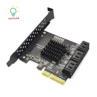 在飛比找蝦皮購物優惠-Sata PCI E 適配器 6 端口 SATA 3.0 到