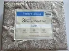 Today's Living 3 Piece Printed Sheet Set Twin Size Sheets and Pillowcase
