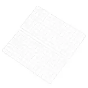 31.5"x16" Wire Grid Panel 2 Pcs Wall Grid Decorative Board Photo Display White