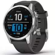 Garmin Fenix 7S Smartwatch - Silver with Graphite Band 010-02539-00 NEW