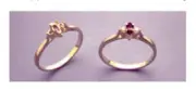 5x2.5mm Marquise Accented 14kt White or Yellow Gold Ring Setting (Size 3-8)