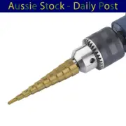Step Cone Drill Bit Hole Cutter Tool Hex Shank Step Shank 3mm - 12mm