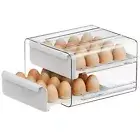 Storage Bins Large Capacity Egg Holder For Refrigerator Upgrade Container
