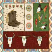 Ceramic Tile Mural Backsplash Manouvrier Southwest Art CCI-AM-SJ02