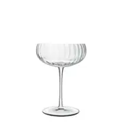 4pc Luigi Bormioli Optica 300ml Champagne Wine Coupe Drinking Glasses Set CLR