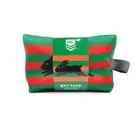 5pc NRL Rabbitohs Bag Body Wash/Disposable Razor/Loofa & Soap Wetpack Set