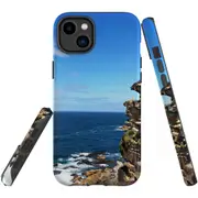 For iPhone 14 Plus Case Tough Protective Cover, Ocean Cliffs