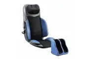 Full Body Massage Cushion Shiatsu Back Neck Massaging Chair Seat Pad Kneading Rolling Vibration Heating Relax with Foot Massager Remote Pillow Homasa